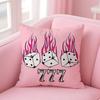 Art Lucky 7 logo Pillow Case pattern printing pillowcase living room sofa cushion cover bedroom room decor