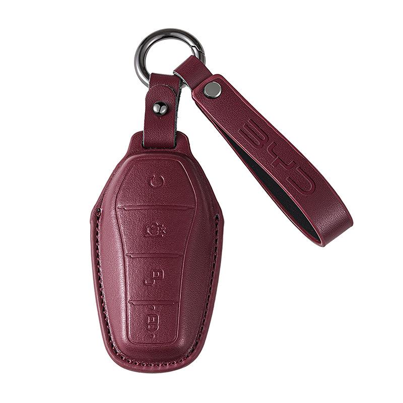Чехол для ключа BYD для моделей Han, Qin Plus DMI, Song Pro, Tang L, Yuan Up, Destroyer 05, Seagull, Seal, 06 и Dolphin.