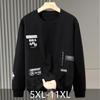 Большой размер 5XL-11XL Модная осенняя спортивная толстовка оверсайз для мужчин Одежда Толстые теплые топы с длинным рукавом Повседневные мужские пуловеры