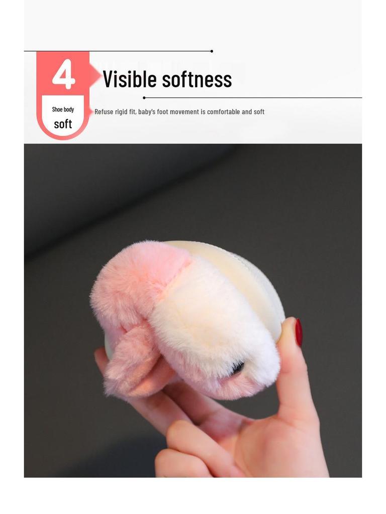 Зимние домашние нескользящие хлопковые тапочки для детей 1-3 лет, для мальчиков и девочек