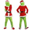 Halloween And Christmas Grinch Stole Christ Cosplay Costume Accessory Set For Party Wear