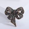 Rhinestone Large Bow Brooch - European & American Retro Style Pin Corsage