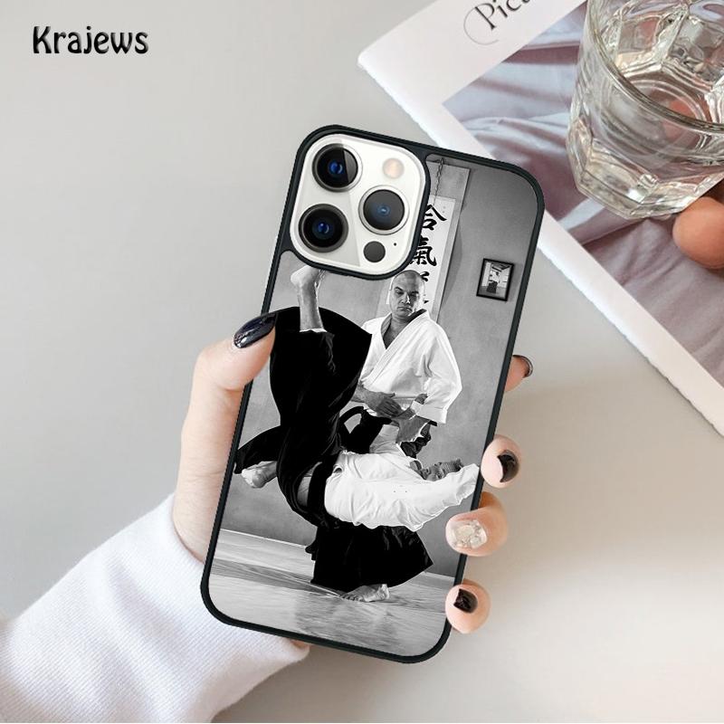 Чехол для телефона с изображением японского боевого искусства Айкидо для iPhone 17 Air 16 15 14 Max Plus 11 12 13 Pro Max Чехол для телефона coque