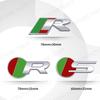 Metal Alloy S R Sport Logo Car Grille Badge Trunk Sticker Decoration Emblem For  R-S F-Pace S-Type XE XF XJ XK XJR XFR XEL