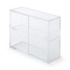 Подставка для коллекции MUJI из акрила, маленькая, Ш25,2×Г8,4×В18,4 см, раздвижная дверца 02856120