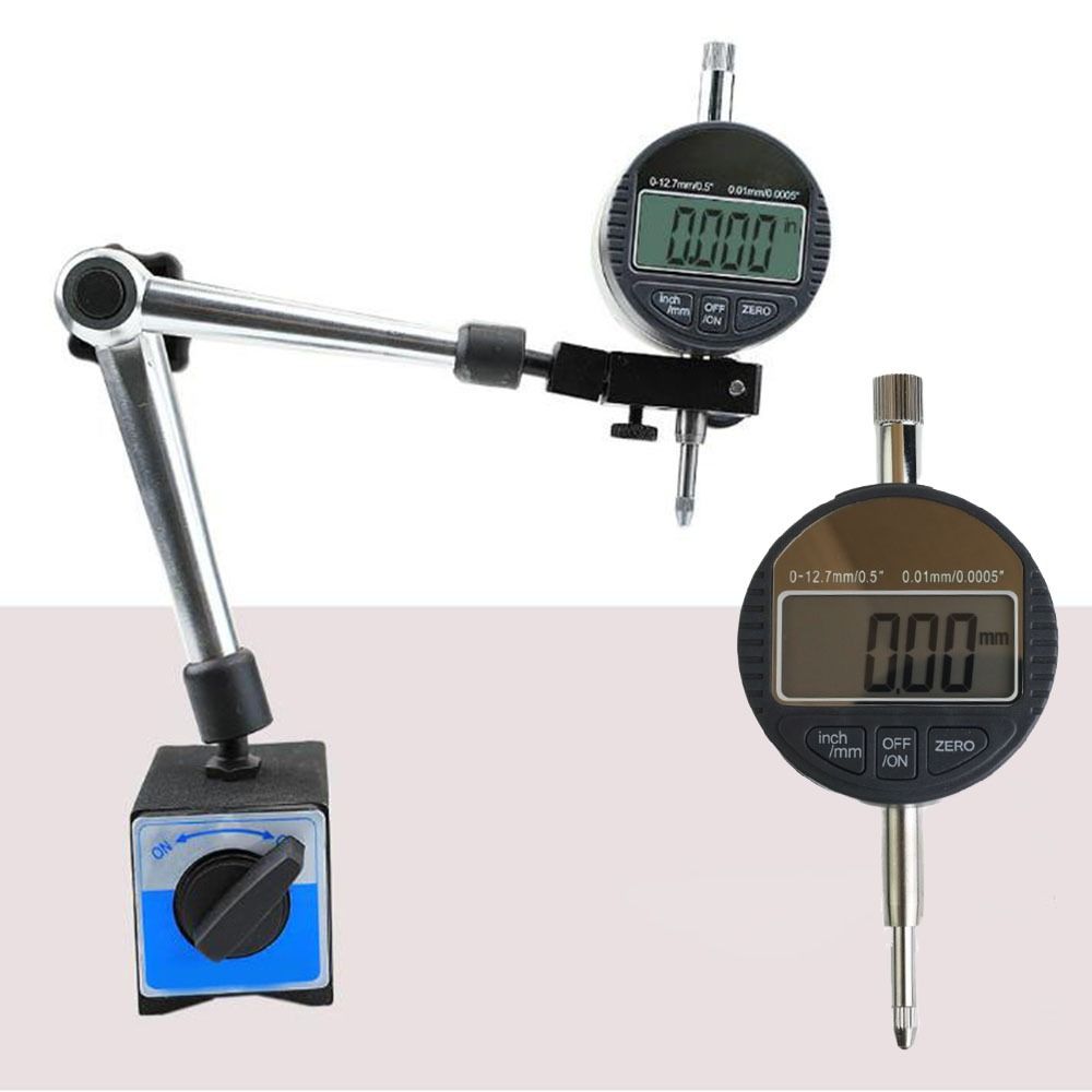Digital Display Dial Test Indicator 0.01mm Accuracy Digital Dial Indicator Mechanical Workshop