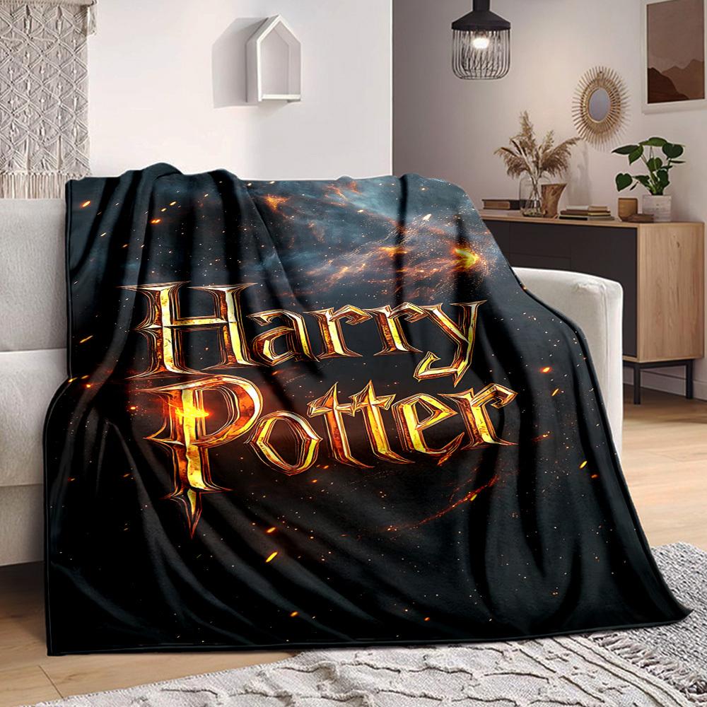 1 шт. Плед Гарри Поттер Легкий Фланелевый Плед для Дивана, Кровати, Путешествий, Кемпинга, Гостиной, Офиса, Дивана, Кресла и Кровати