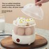 Dual-Layer Egg Steamer: Multifunctional Breakfast Machine with Auto Shut-Off & Anti-Dry Protection.