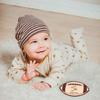 Football Theme Baby Monthly Milestones Marker Card Infant Commemorative Calendar Card Record Growth Photography Props