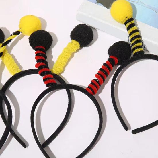 Повязка на голову в виде пчелы на Хэллоуин, рождественскую вечеринку, праздничный обруч для волос в виде пчелы, аксессуары для волос на праздничную вечеринку