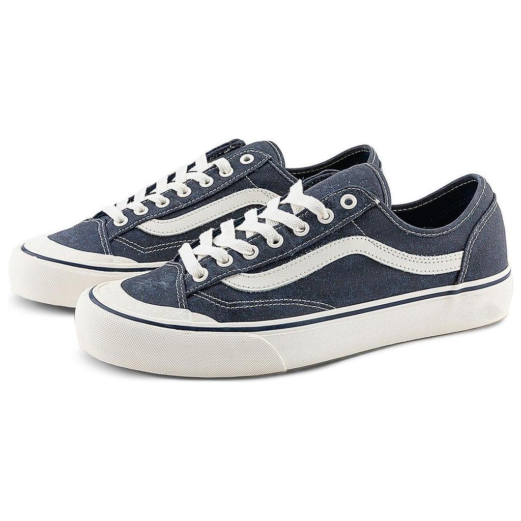 Vans Универсальные Повседневные Легкие Удобные Низкие Кеды для Скейтборда Унисекс кроссовки Синие VN0A4BX9NVY
