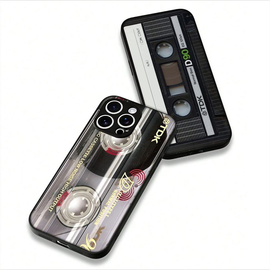 Coque Cover for Samsung Galaxy S25 S23 S22 S24 FE Ultra S10 Plus A05 A06 A15 A16 A26 A35 S10E Case Cassette Tape Music Retro