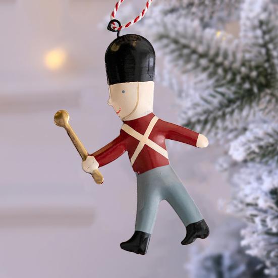 Рождественский кулон Изысканный Санта-Клаус Солдат Ангел Форма Рождественская елка Подвеска для праздничного украшения