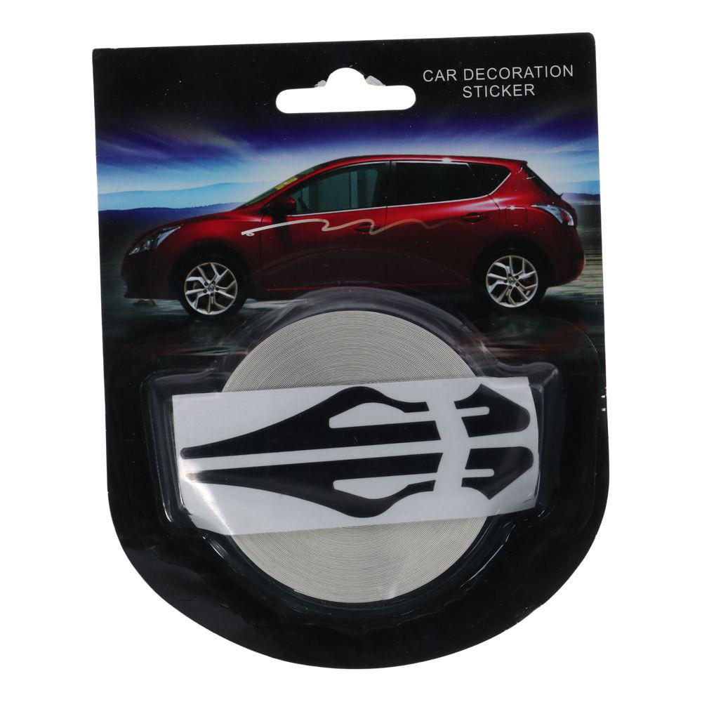 White Pinstripe Tape Black Automotive Pinstriping Tape Stripe Stickers Pin Striping Tape for Car
