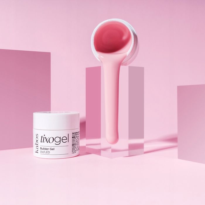 Gel de construction UV LED Kabos Tixogel Pink Milk 15 g