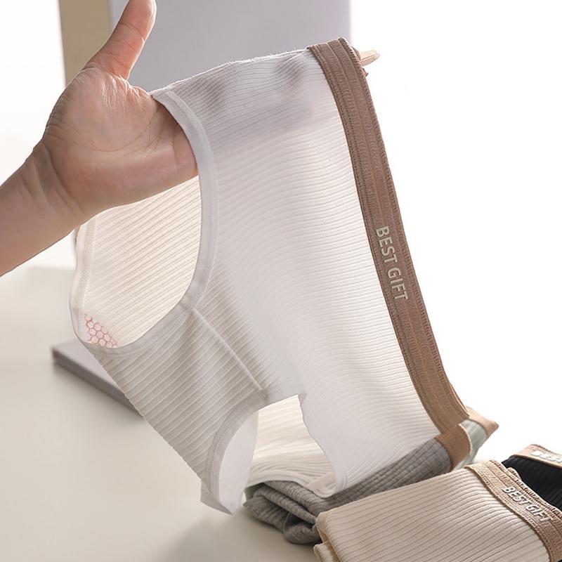 Женские хлопковые трусики со средней талией, удобные трусы, мягкие трусики для девочек, сексуальное нижнее белье