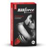 Презервативы Manforce 1500 точек, клубничный вкус Xotic, 10 штук