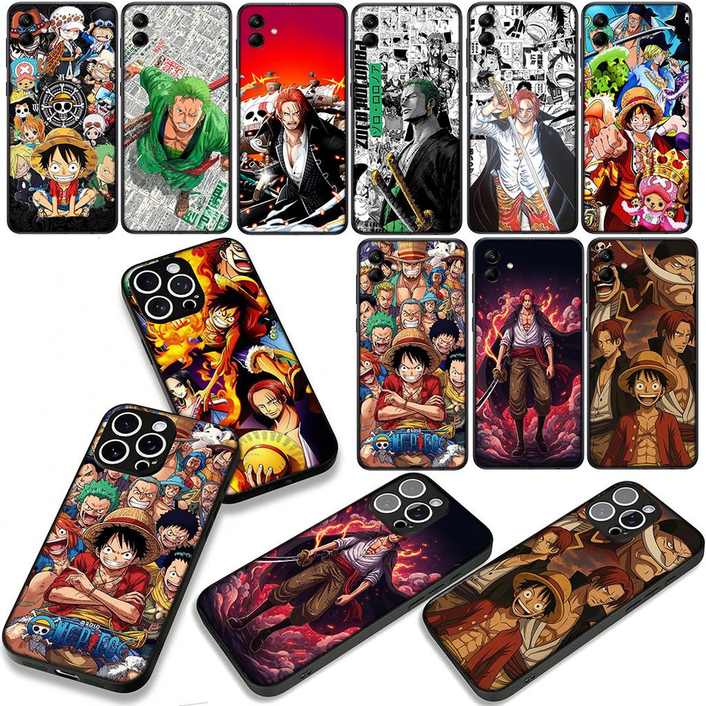 ONE Shanks PIECES Luffy Zoro Cover Phone Case for Apple iPhone 17 16 15 11 Pro XS Max XR 6 7 8 Plus + SE 2020 5 16E