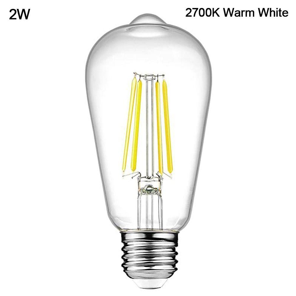 Светодиодная лампочка E27 ST64 ST64 Лампочка-свеча Горячая хрустальная лампочка для украшения дома