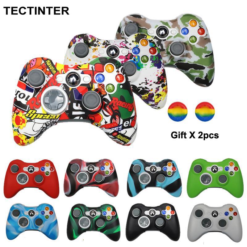 Мягкий силиконовый защитный чехол для контроллера Xbox 360, резиновый защитный чехол для геймпада