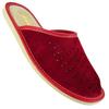 Men's Red Leather House Slippers Leather Slippers 45