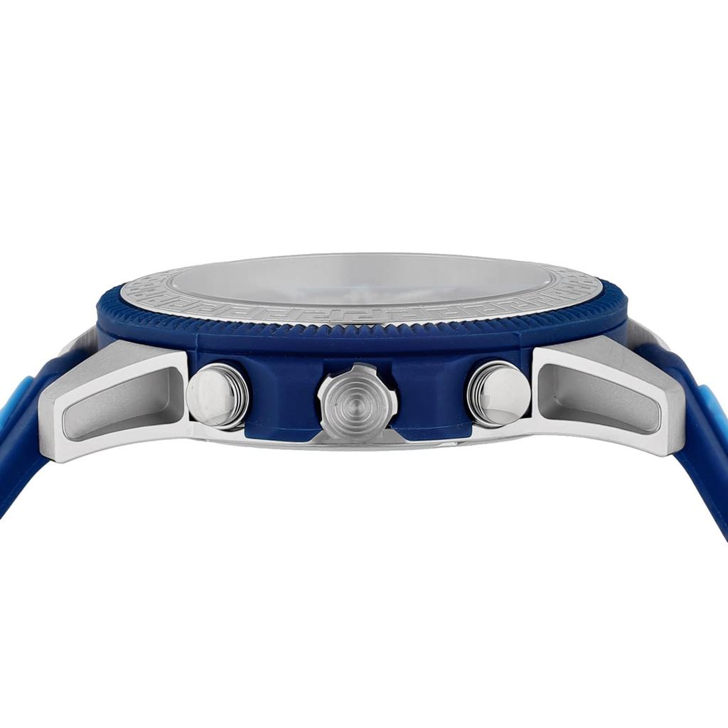 Часы GRECA ACTION CHRONO Синий циферблат Нержавеющая сталь Сапфировое стекло Кварцевые 45MM Швейцарские часы VE3J00122 [Versace] Мужские [Товар]