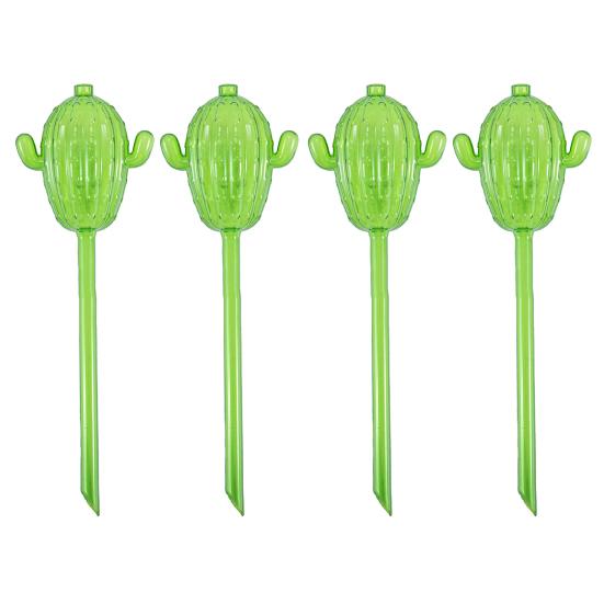Yousheng Cactus Watering Globes Plant Self Watering Bulbs Transparent Automatic Watering Globes for Indoor Outdoor Plants Home Gardening