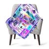 Gymnastics Style Customize Your Name Blanket Used For Chair Office Sofa Bed Camping Soft And Warm Giving Friends And Relatives Birthday Graduation