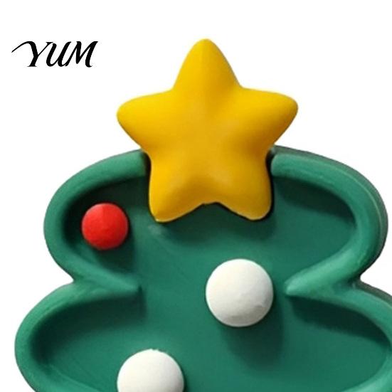 Holiday Fridge Decors Christmas Tree Refrigerator Magnet, 3D Printed Decor Accessory for Kitchen Cabinets Whiteboards Magnetic Memo Holder