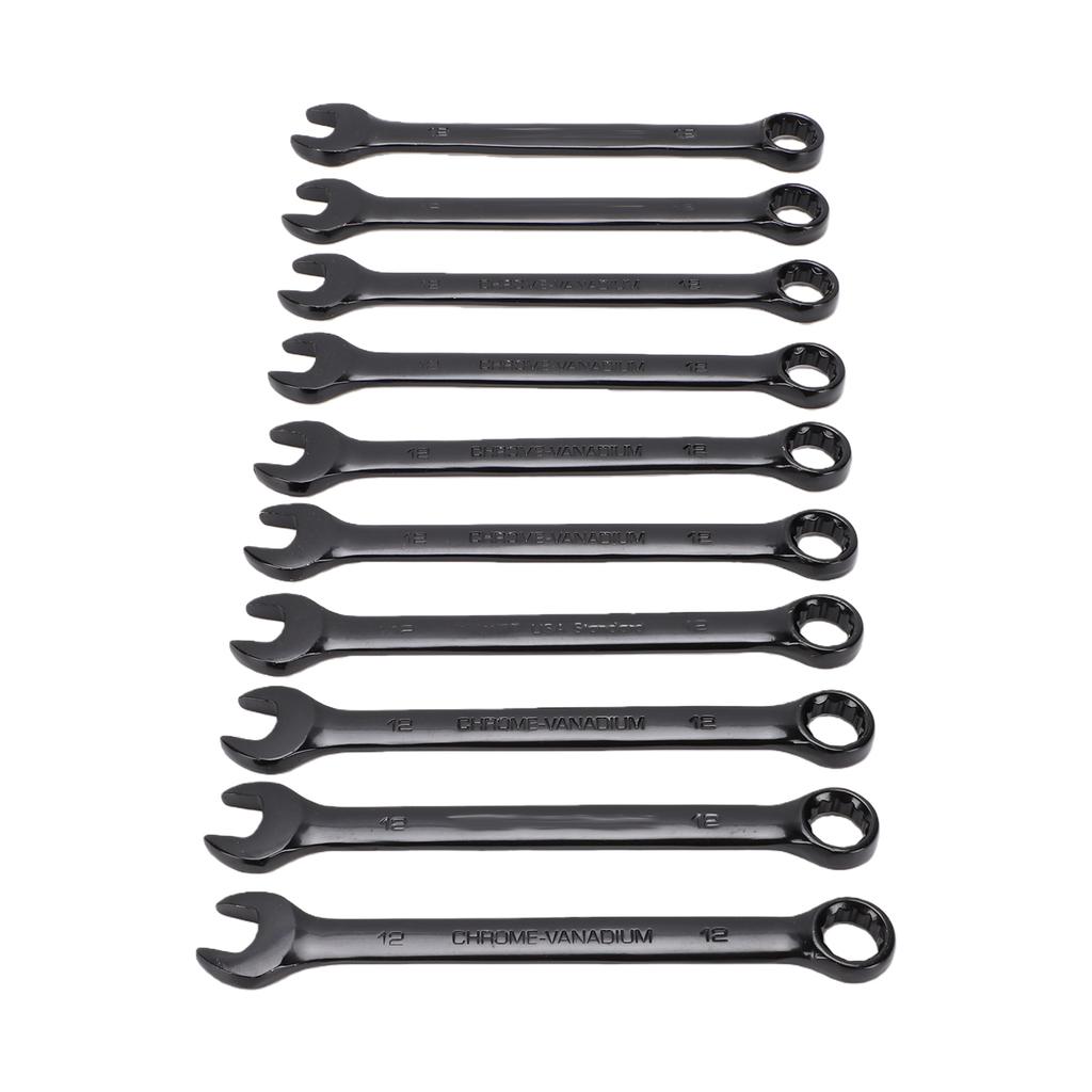 10pcs 21mm Open End Wrench Anti Slip Spanner for Auto Repair Mechanical Maintenance Black