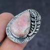 Rhodochrosite Gemstone 925 Sterling Silver Jewelry Gift Ring Size 8 b0G37