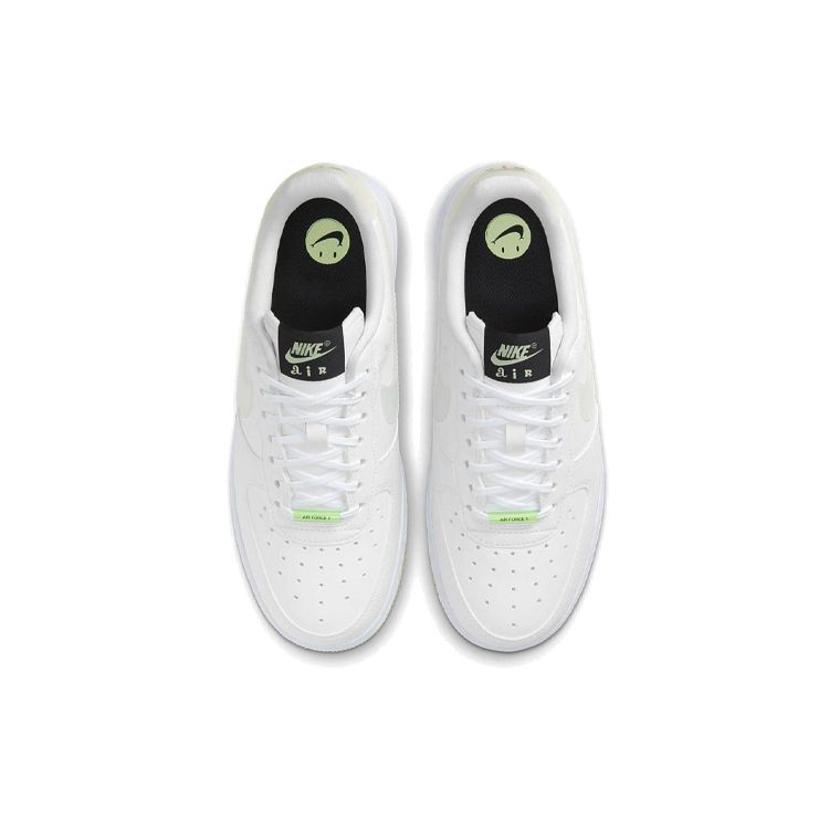 Женские кроссовки Air Force 1 07 LX Have A Nike Day Белый Черный Ярко-Зеленый CT3228-100
