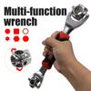 360 ° Rotation 8-19mm  48in1 Wrench Tools Socket Works Torque Wrench for Furniture Repair
