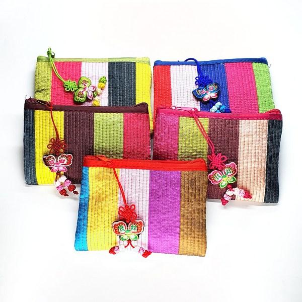 Luciol Colorful Card Coin Purse Set of 5 Traditional Design Gift