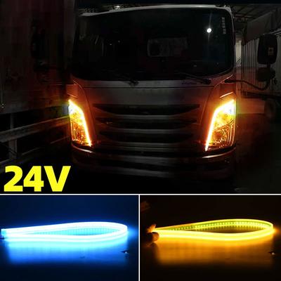 24V Светодиодный указатель поворота Дневные ходовые огни Для 24V Грузовик Фара Задний фонарь Водонепроницаемый ДХО Высокая яркость Предупреждающие огни