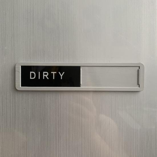Грязно-чистый магнит для посудомоечной машины цинковый сплав легко читаемый слайд для посудомоечной машины грязно-чистый магнитный индикаторный знак кухонное украшение