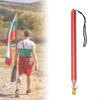 Handheld Telescopic Flagpole Hand Shank Aluminum Alloy Easy To Store Nonslip Presentation Pointer