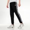 Adidas Essentials Warm-Up Tapered 3-Stripes Track Pants Black/White Men Streetwear H46105