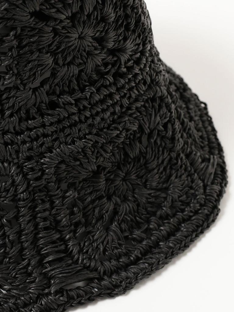 BEAMS LIFE STORE by BEAMS CONTROL FREAK Панама с бумажным узором, Женская, Черный, Один размер