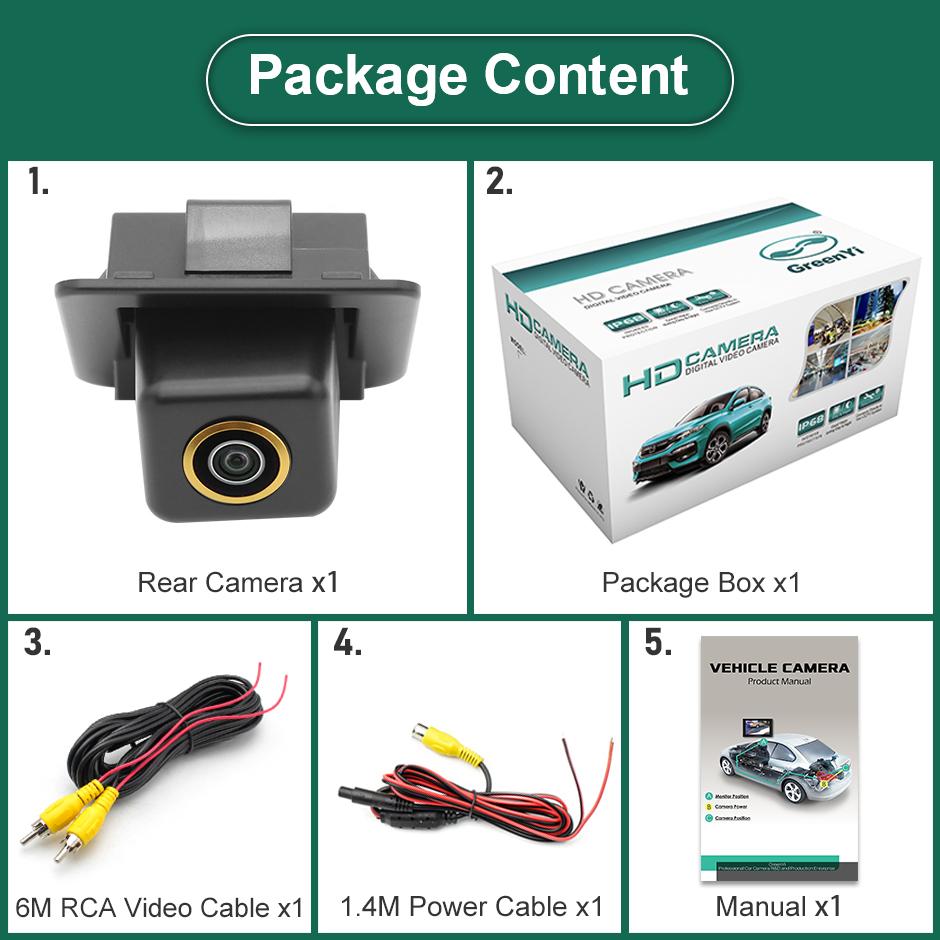 HD AHD 1080P 1000TVL Водонепроницаемая автомобильная камера заднего вида для Mercedes Benz W213 W221 S Class Багажник Зарезервированное отверстие