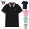 2025 Summer Men's New Embroidery Solid Color Loose Quick Drying Business Casual Polo Shirt