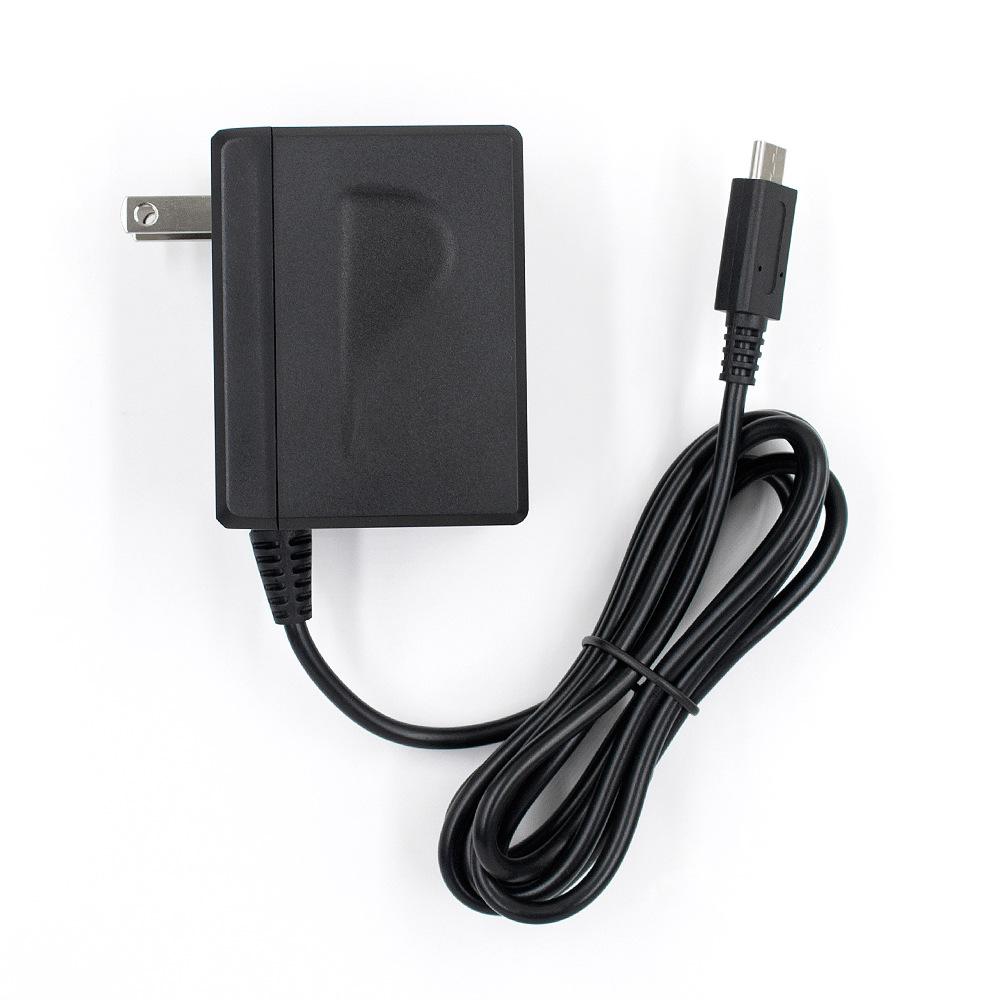 Блок питания игровой консоли Switch с трансформаторной ручкой, быстрая зарядка, адаптер переменного тока, вилка