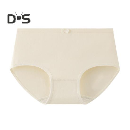 Женское хлопковое нижнее белье, трусики с низкой талией, полностью закрывающие, с бантом, мягкие эластичные женские трусы
