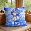 Layla Genshin Impact Cute Cushion Cover Square Short Plush Pillow Case Living Room Sofa Home Decor Funda X