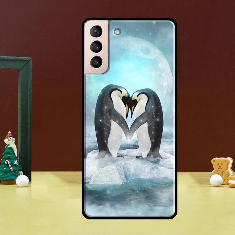 Чехол-пингвин для Samsung Galaxy S23 S21 S22 Ultra S8 S9 S10 Note 10 Plus Note 20 Ultra S20 FE