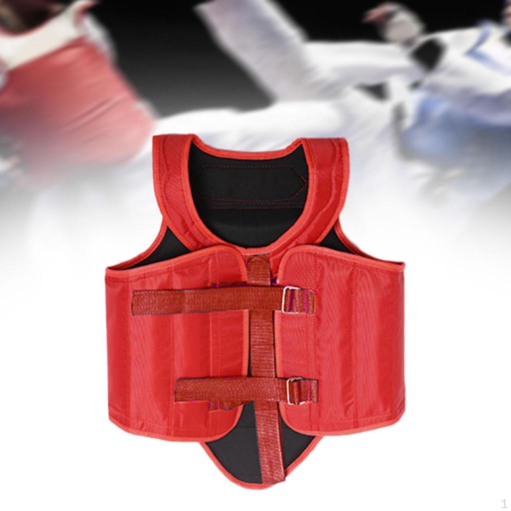 Chest Protector for Karate And Taekwondo, Protective Gear Boxing Muay Thai