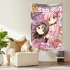 Classic Japanese Anime Puella Magi Tapestry Madoka Magica Hanging Bohemian Tarot Hippie Wall Rugs Bedroom Dorm Background
