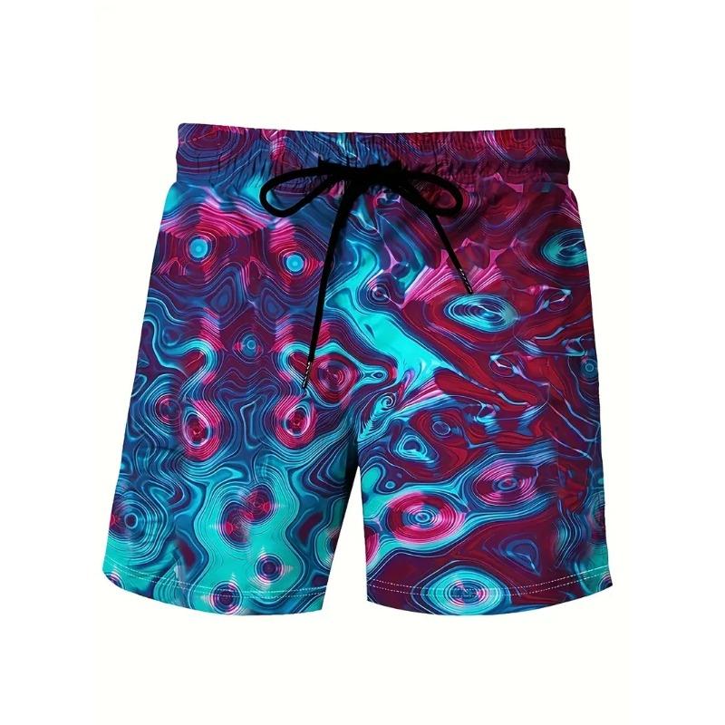 Men's Beach Pants Red Dragon 3D Printed Men's Shorts Summer Casual Breathable Shorts Men's Clothing Bermuda Men's Shorts