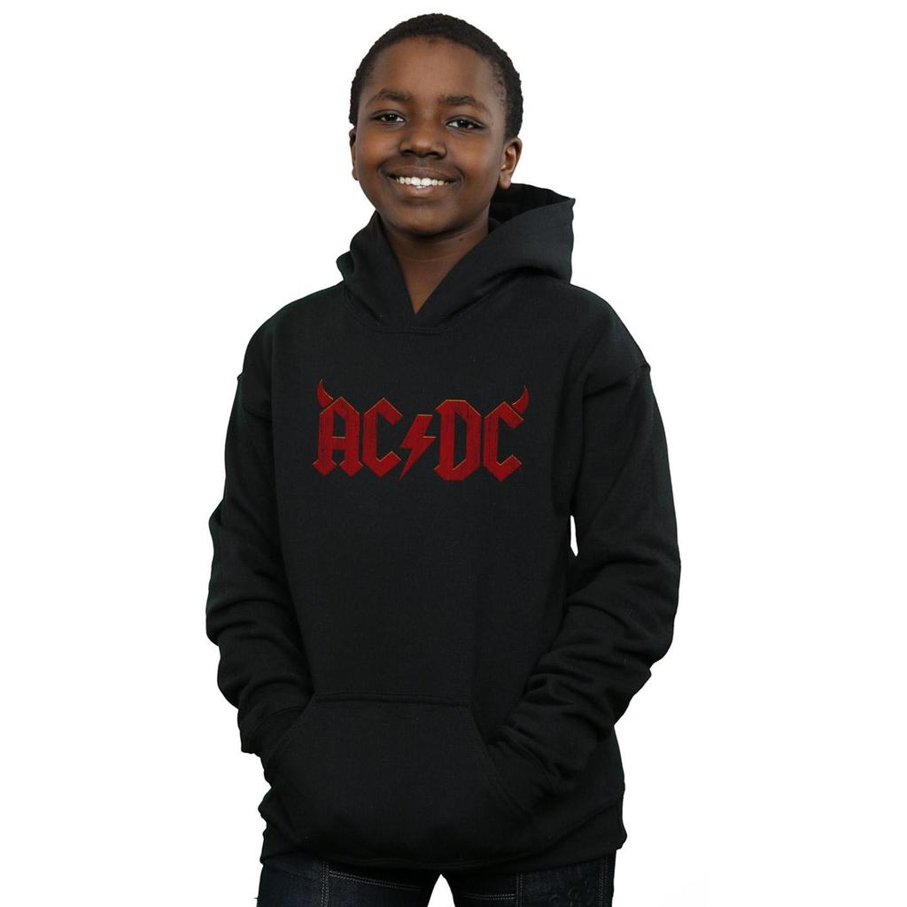 AC/DC Boys Horns Logo Hoodie