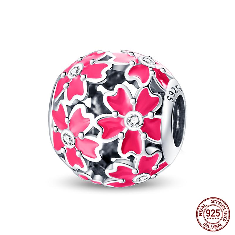 Fashion S925 Silver Colorful Butterfly Dragonfly Hummingbird Spring Series Charms Beads Fit S925 Original Bracelet Jewelry